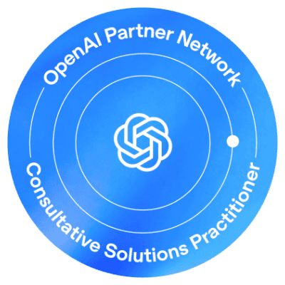 OpenAI Partner Network badge for Consultative Solutions Practitioner.